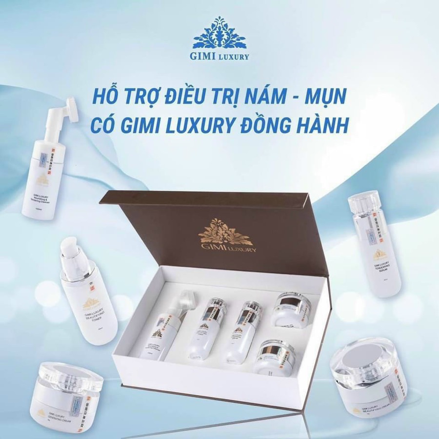 BỘ KEM TRỊ NÁM GIMI LUXURY 2022 SHOP HÀNG NHẬT SANAKYO