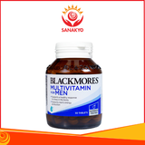 Viên uống Blackmores Multivitamin For Men - Hỗ trợ cung cấp vitamin, khoáng chất cho nam giới, Lọ 50 viên