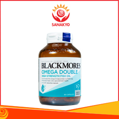 Viên uống Blackmores Omega Double High Strength Fish Oil - Hỗ trợ bổ sung Omega cho cơ thể, Lọ 90 viên