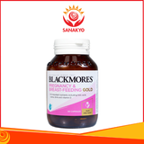 Viên uống Blackmores Pregnancy & Breast - Feeding Gold - Hỗ trợ cung cấp vitamin và khoáng chất cho phụ nữ mang thai, Lọ 60 viên