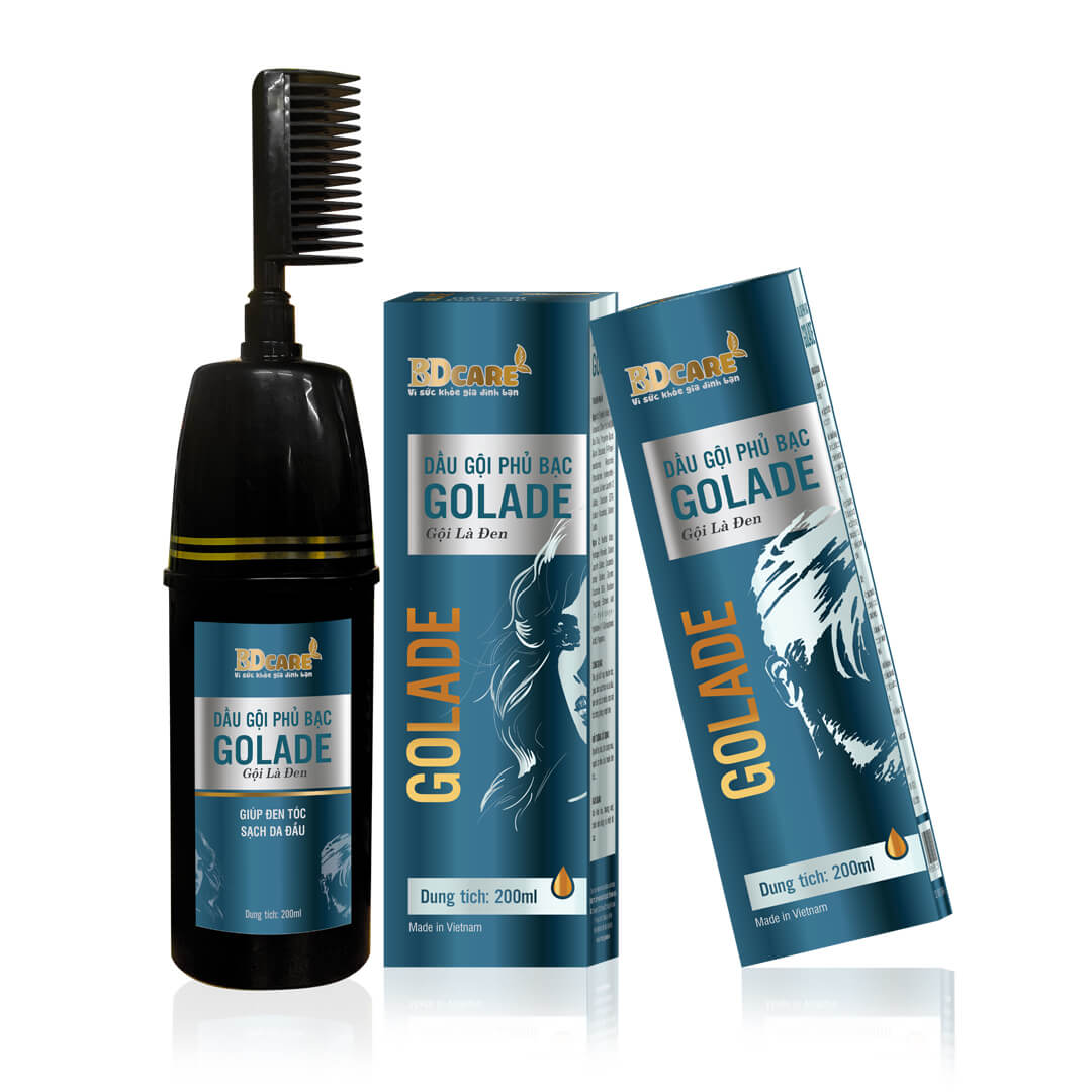 Dầu Gội Phủ Bạc Golade 200ml Đen Mượt Dưỡng Tóc #39 Dầu Gội Phủ Bạc Golade 200ml Đen Mượt Dưỡng Tóc