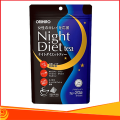 Trà giảm cân Night diet 20 gói Orihiro Nhật Bản