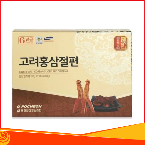 Hồng sâm lát tẩm mật ong Pocheon Hàn Quốc