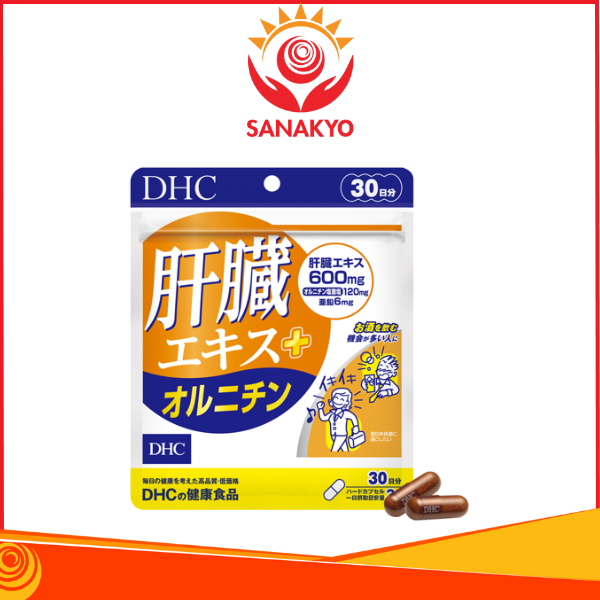 Viên uống Liver Essence + Ornithine DHC hỗ trợ tăng cường chức năng gan 30 ngày - 90 viên