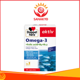 Omgea 3 + Acid Folic + B6 +B12  - Hỗ trợ tăng hệ miễn dịch, mạch máu  (Hộp 30 viên)
