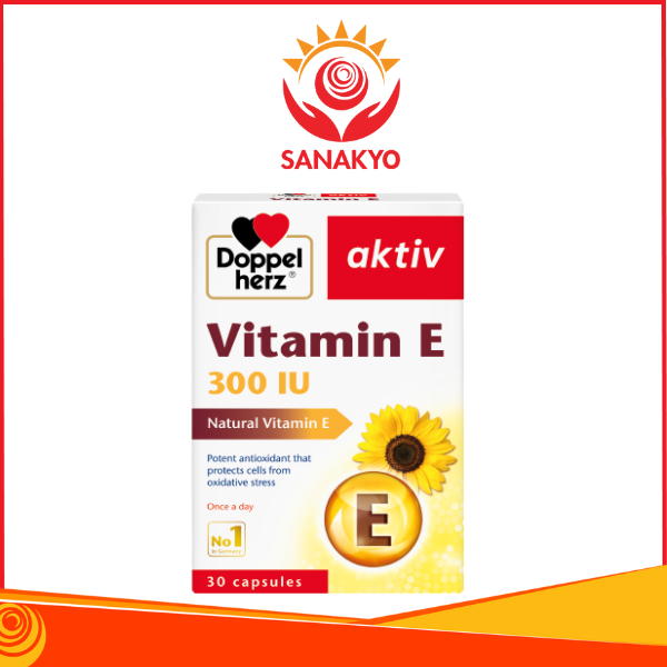 VITAMIN E - Hỗ trợ làm chậm quá trình lão hóa - Hộp 30 viên