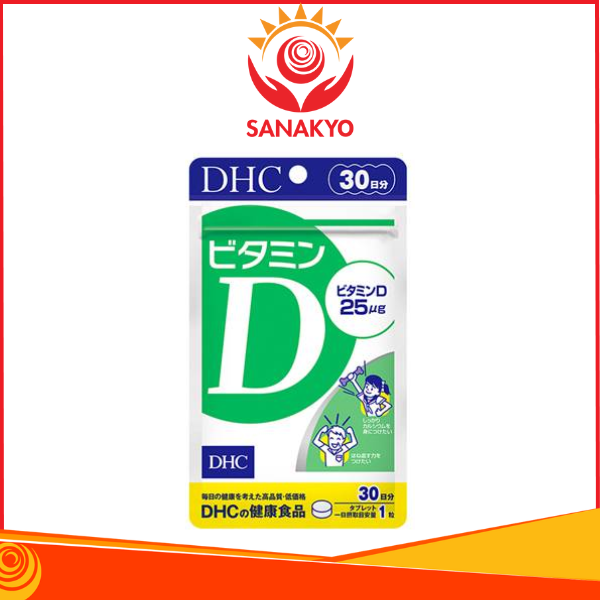 Viên uống Vitamin D DHC - Hỗ trợ bổ sung vitamin D3 giúp hấp thu canxi 30 ngày - 30 viên