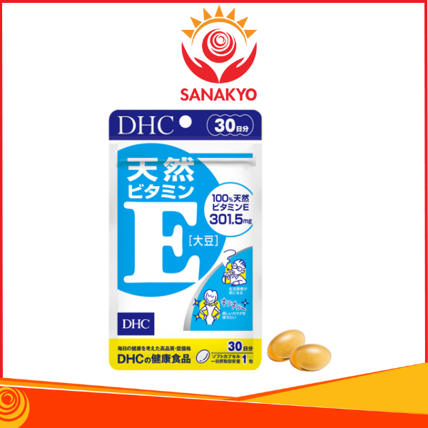 Viên uống bổ sung vitamin E DHC hỗ trợ hạn chế lão hóa da 30 ngày - 30 viên