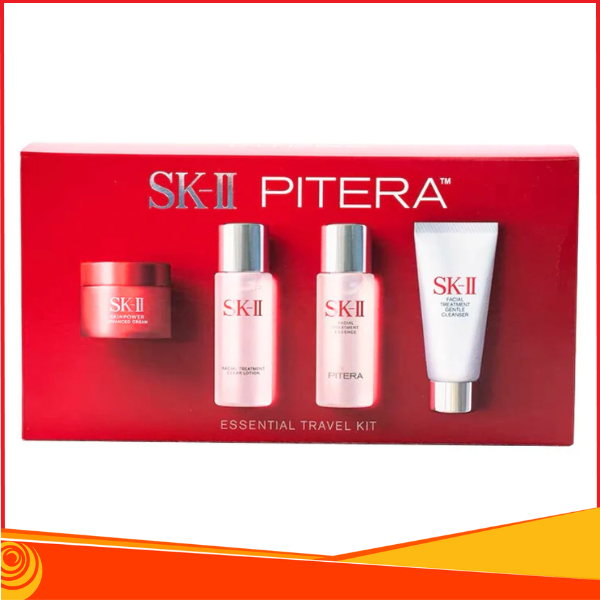 Set 4 món dưỡng da SK-II Pitera Essential Travel Kit