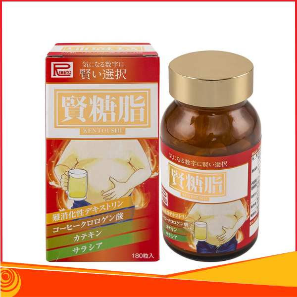 Viên uống giảm cân, giảm mỡ bụng, giảm mỡ máu, giảm hấp thu đường KEN TOU SHI