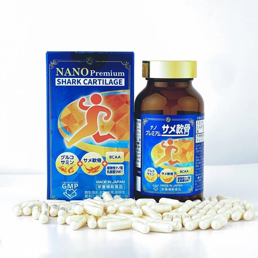 NANO PREMIUM SHARK CARTILAGE 150 viên - Viên uống hỗ trợ bồi bổ sức khỏe xương, sụn khớp