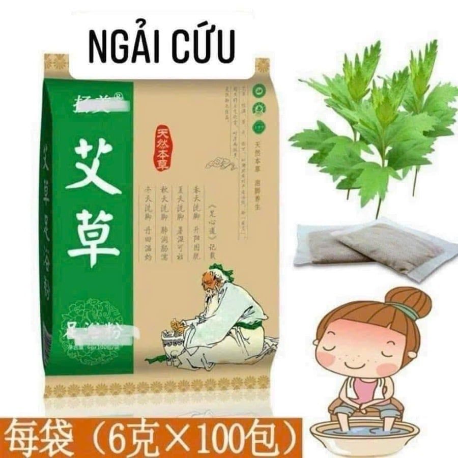 THẢO DƯỢC NGÂM CHÂN NGẢI CỨU 100 gói