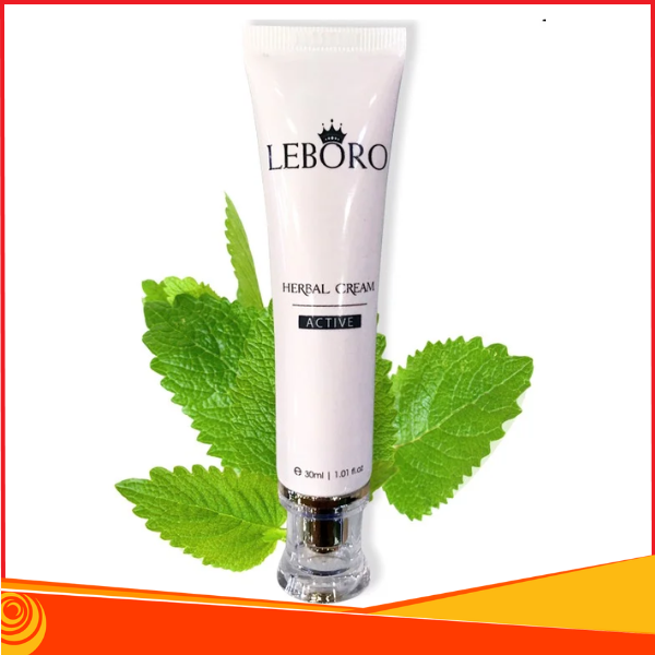 Kem Trị Chàm vảy nến Leboro Herbal Cream Active 30ml Mỹ