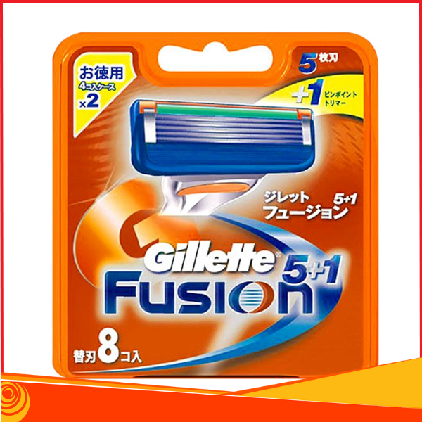 Gillette- Bộ lưỡi cạo Gillette Fusion 5+1 SHOP HÀNG NHẬT SANAKYO