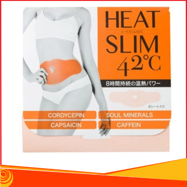 Miếng Dán giảm Mỡ Bụng HEAT SLIM 42 Độ C - 7 miếng  Nhật Bản