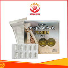 NANO NATTOKINASE PREMIUM ALPHA 60.000FU/G 60 viên - Thực phẩm bảo vệ sức khỏe hỗ trợ tan cục máu đông