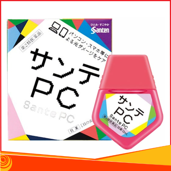 Nhỏ mắt PC Santen 12ml Nhật Bản chống ánh sáng xanh