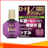 Nhỏ mắt Rohto, giảm xung huyết, ngứa, viêm bờ mi 15ml