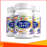 Bổ não- Bổ mắt cho bé DHA Kids Blueberry & Lutein 60 Viên Hương nho Koplina Nhật Bản