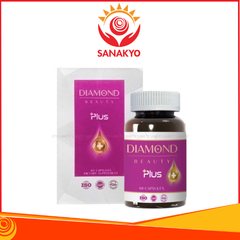 DIAMOND BEAUTY PLUS Glutathione - Viên Uống Nuôi Dưỡng, Bảo Vệ, Phục Hồi Làn Da Chuẩn Hoa Kỳ Hộp 60 Viên