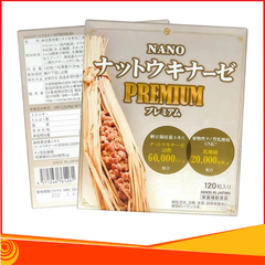 NANO NATTOKINASE PREMIUM ALPHA 60.000FU/G 120 viên - Thực phẩm bảo vệ sức khỏe hỗ trợ tan cục máu đông