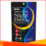 Trà giảm cân Night diet 24 gói Orihiro Nhật Bản