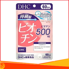 Viên uống ngăn rụng tóc DHC Biotin Sustained Release Biotin 500mg x 60 ngày