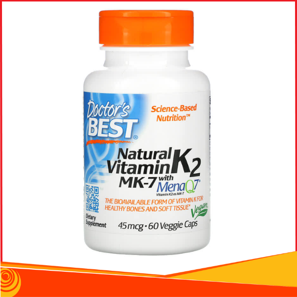 Vitamin K2 dạng Menaquinon 7 Doctor's Best K2 MK-7 with MenaQ7