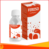 FEROSO LEZENFANT - Cung Cấp Sắt Và Vitamin C, Giúp Phòng Ngừa Thiếu Máu Do Thiếu Sắt, Chai 120ml
