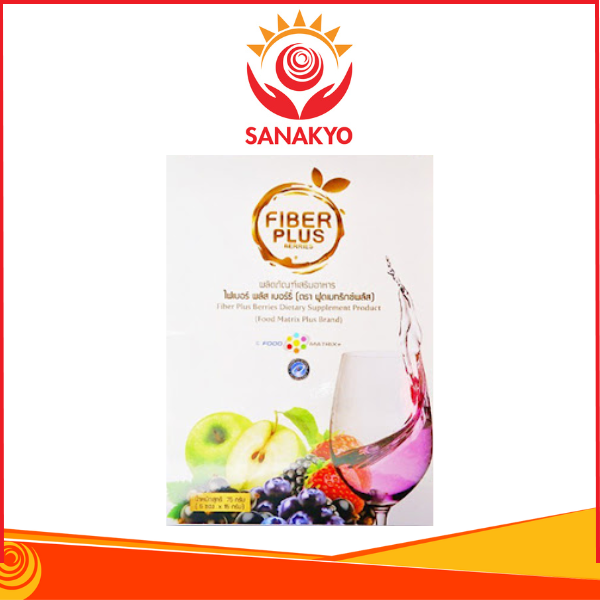 Bột Fiber Plus Hộp 5 gói, Thanh lọc, giải độc 4 trong 1 toàn diện các bộ phận trong cơ thể