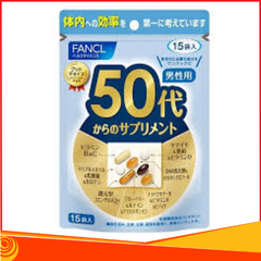 Viên uống bổ sung dưỡng chất Fancl cho nam giới U50 15 gói
