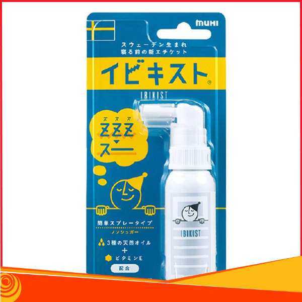 Xịt chống ngủ ngáy Muhi 25gam Nhật Bản