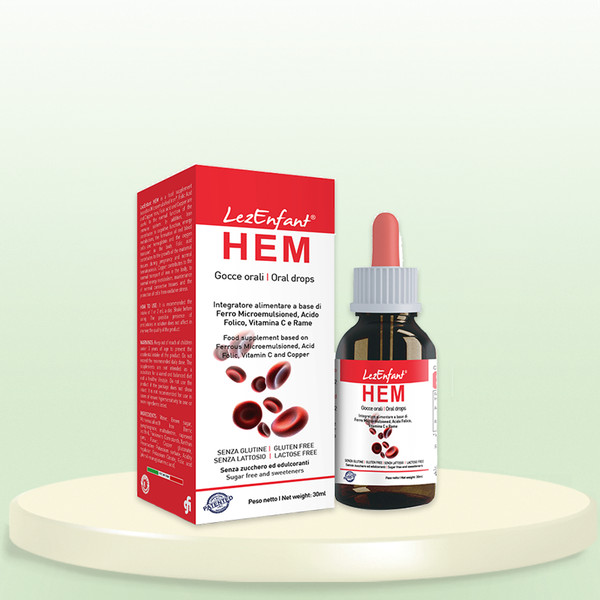 TPBVSK Sắt nhỏ giọt LezEnfant® HEM Phòng thiếu máu cho MẸ và BÉ SHOP HÀNG NHẬT SANAKYO
