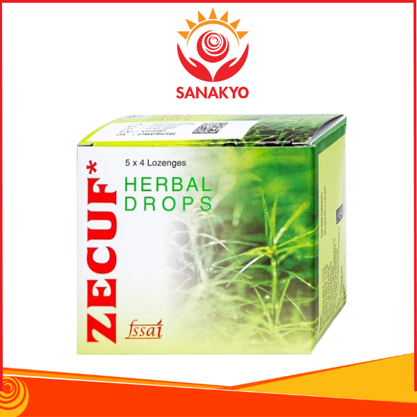 Zecuf Herbal Drops - Viên ngậm bổ phế, giảm ho (5 vỉ x 4 viên)