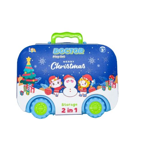  Đồ Chơi LAToys Giáng Sinh Vali bánh xe dụng cụ bác sỹ LA5568A-GS 