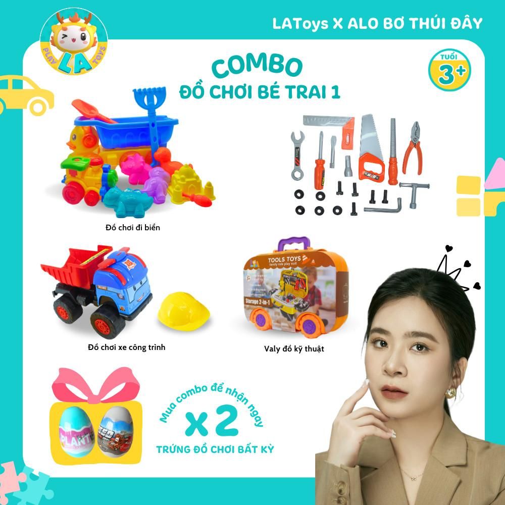  Combo đồ chơi LA Toys phát triển toàn diện cho bé trai LA5568D-5 LA968C-1 LA268B-11 