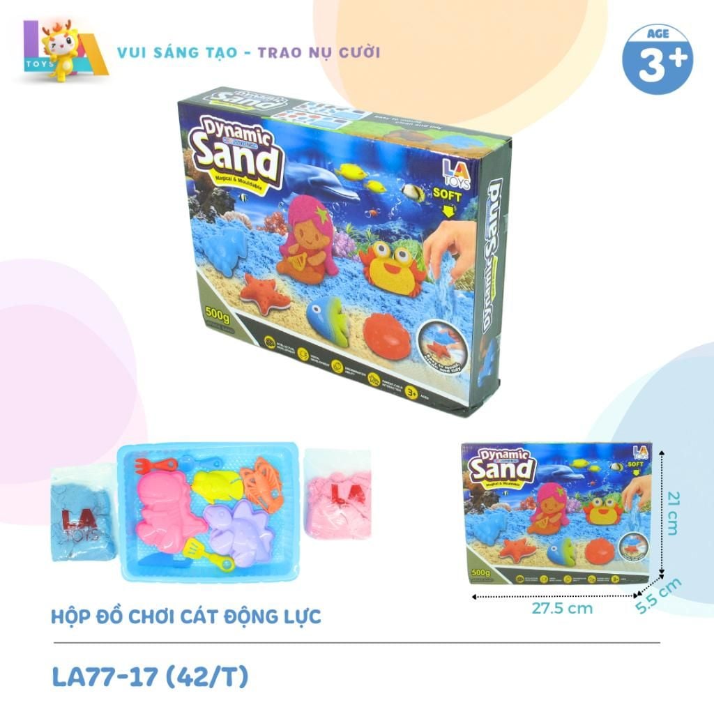  LAToys - Hộp đồ chơi cát động lực - Đồ chơi nhựa nguyên sinh an toàn cho bé 