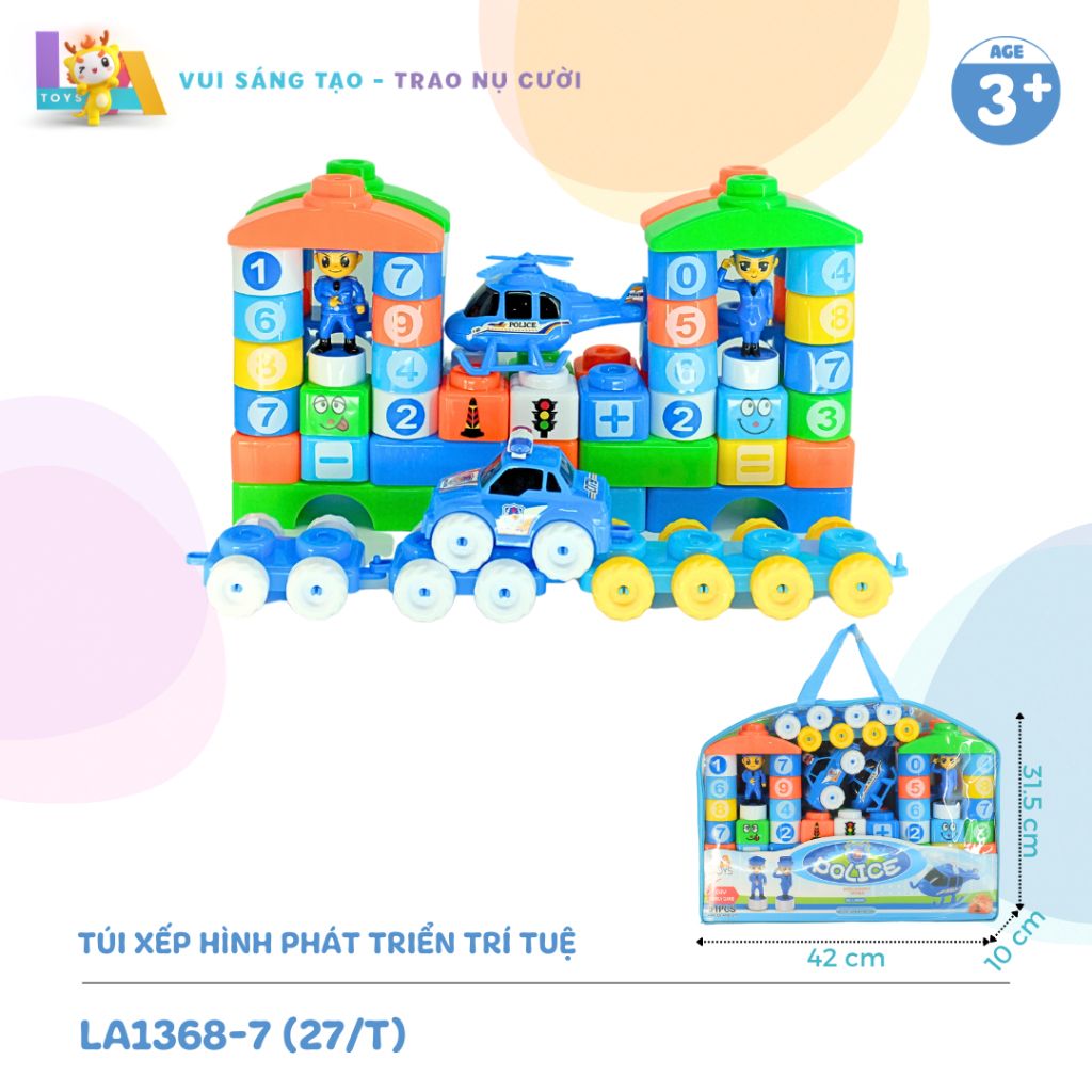  Túi xếp hình phát triển trí tuệ LA1368-7 