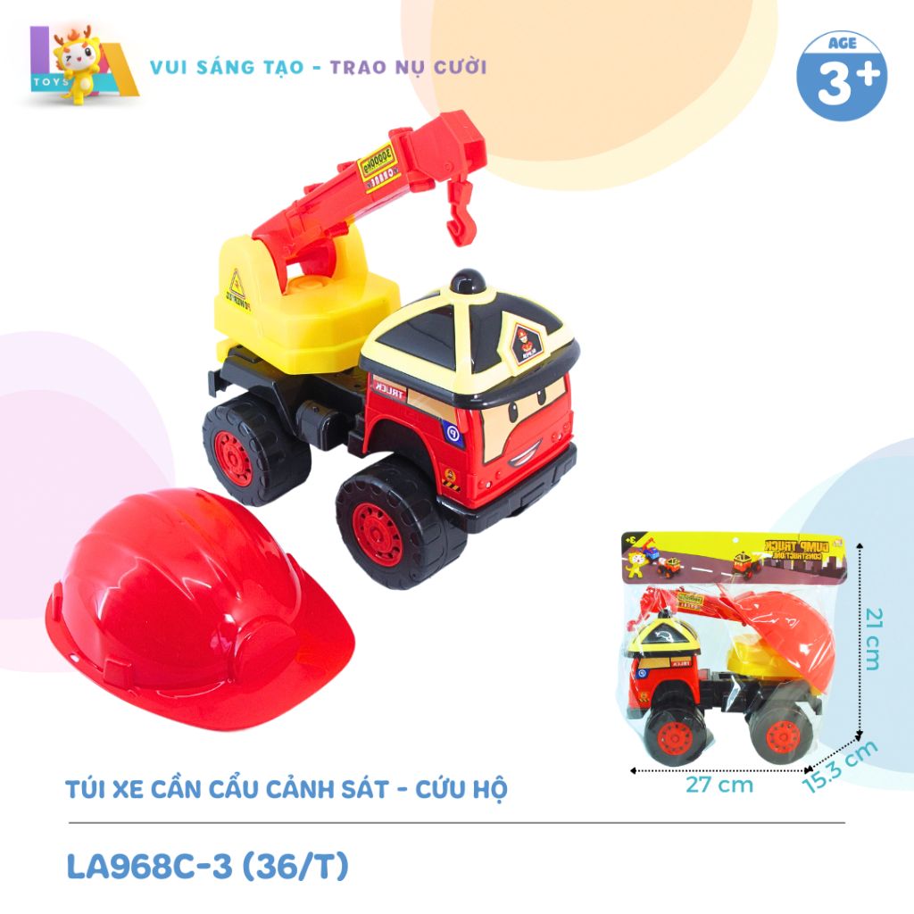  Túi xe cần cẩu cảnh sát - cứu hộ LA968C-3 