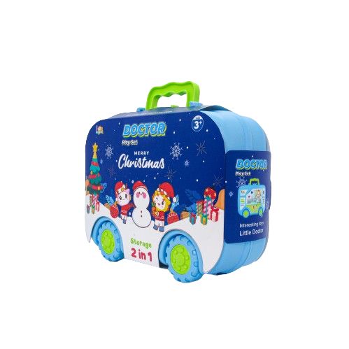  Đồ Chơi LAToys Giáng Sinh Vali bánh xe dụng cụ bác sỹ LA5568A-GS 