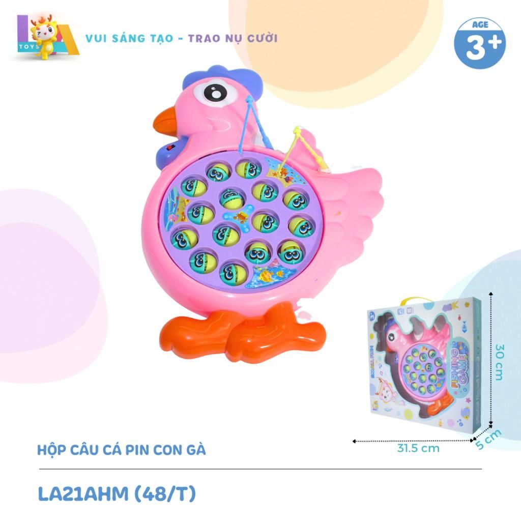  LAToys - Hộp đồ chơi câu cá chạy bằng pin 1 - Đồ chơi nhựa nguyên sinh an toàn cho bé 