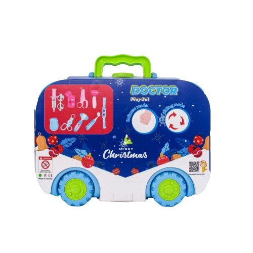  Đồ Chơi LAToys Giáng Sinh Vali bánh xe dụng cụ bác sỹ LA5568A-GS 
