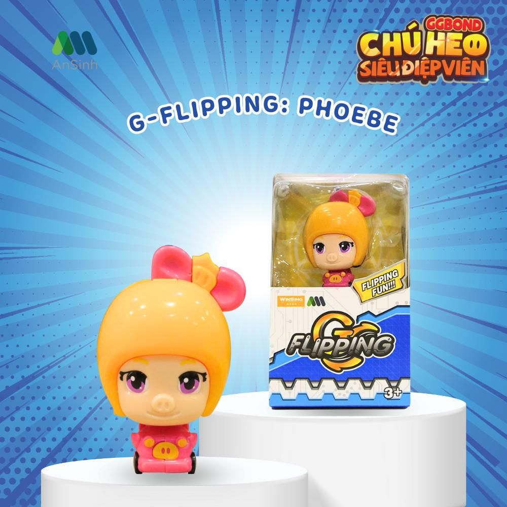  Mô hình đồ chơi G-Flipping nhân vật GGBond- chú heo siêu điệp viên 