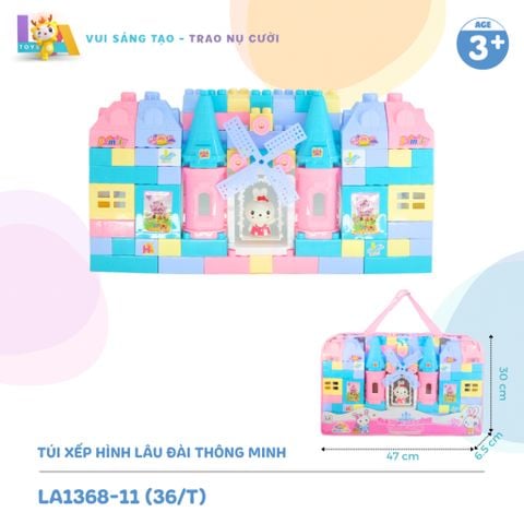 LA-Túi xếp hình lâu đài thông minh LA1368-11 