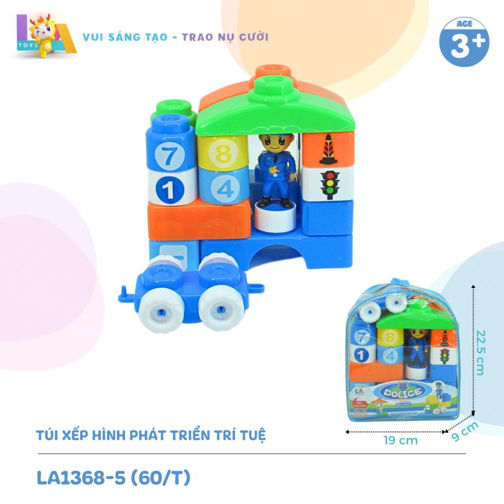  Túi xếp hình phát triển trí tuệ LA1368-5 