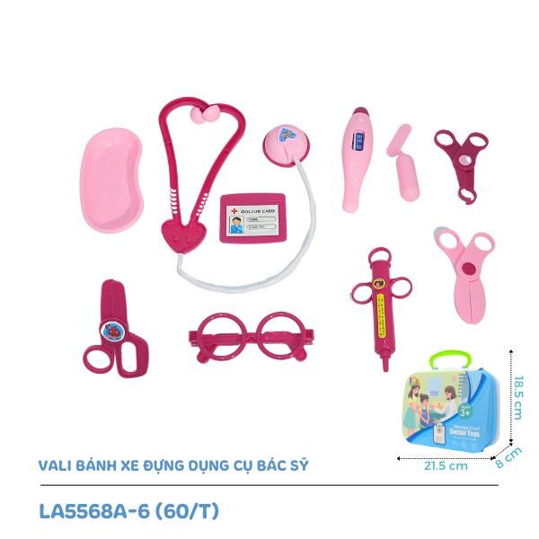  Vali đồ chơi nhập vai Bác Sĩ, Đầu Bếp, Kỹ Sư chất liệu nhựa nguyên sinh an toàn, giúp trẻ phát triển sự tư duy, tinh thần sáng tạo LAToys 