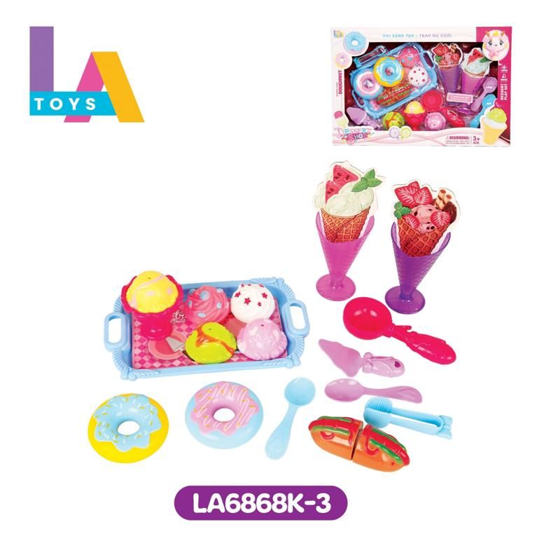  LAToys - Hộp đồ chơi Fastfood cho bé - Đồ chơi nhựa nguyên sinh an toàn 