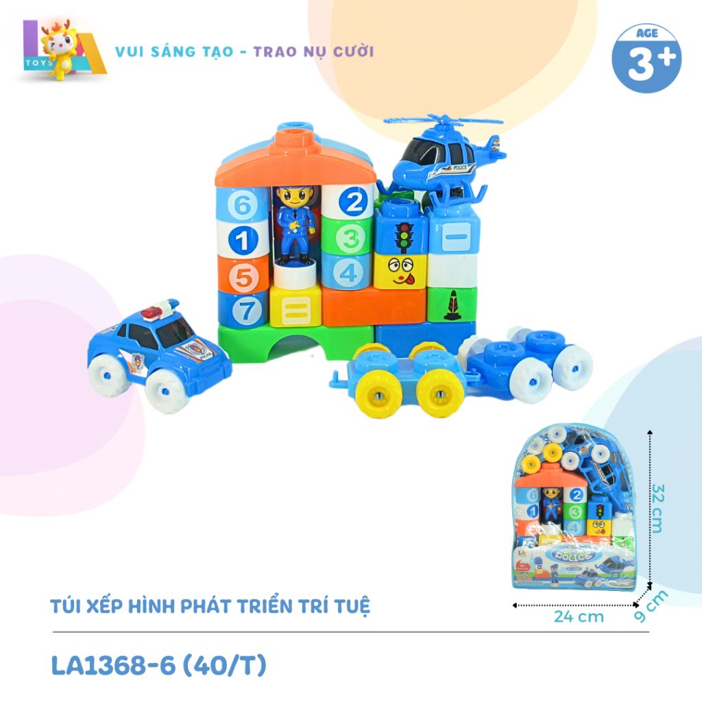  LA-Túi xếp hình phát triển trí tuệ LA1368-6 