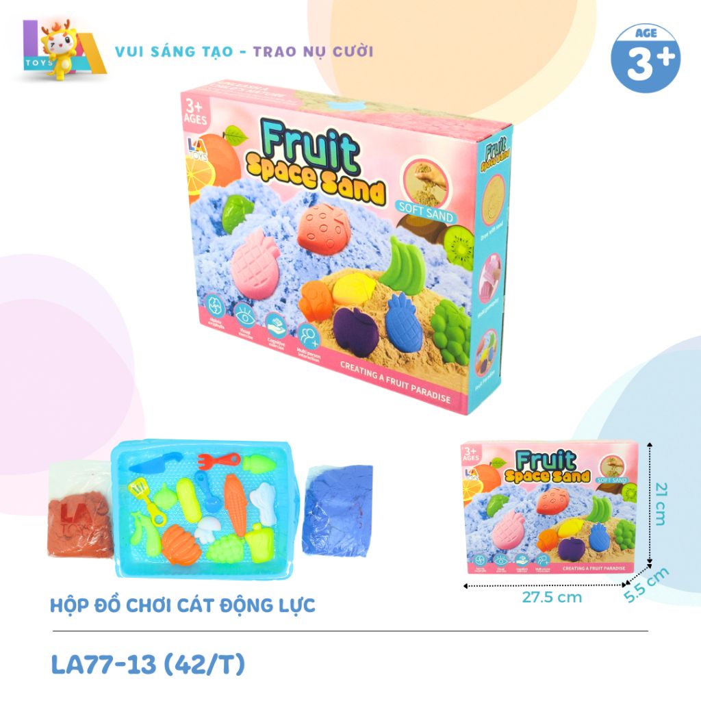  Hộp đồ chơi cát động lực Fruit Space LA77-13 