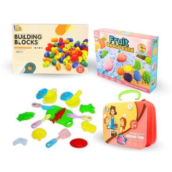  Combo đồ chơi LA Toys phát triển toàn diện cho bé gái LA77-11, LA2716-06, LA5568B-6 